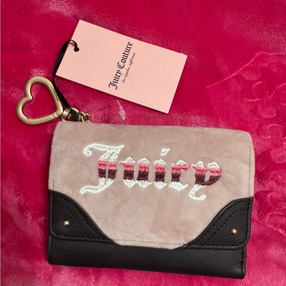 Juicy Couture Pink and Black Wallet